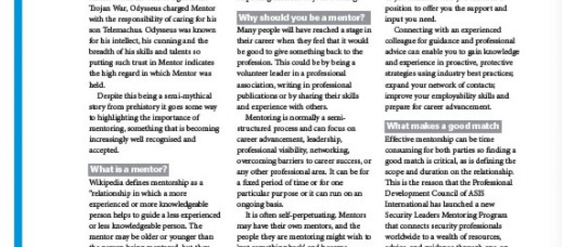 Sm Mag - Mentoring, April 20