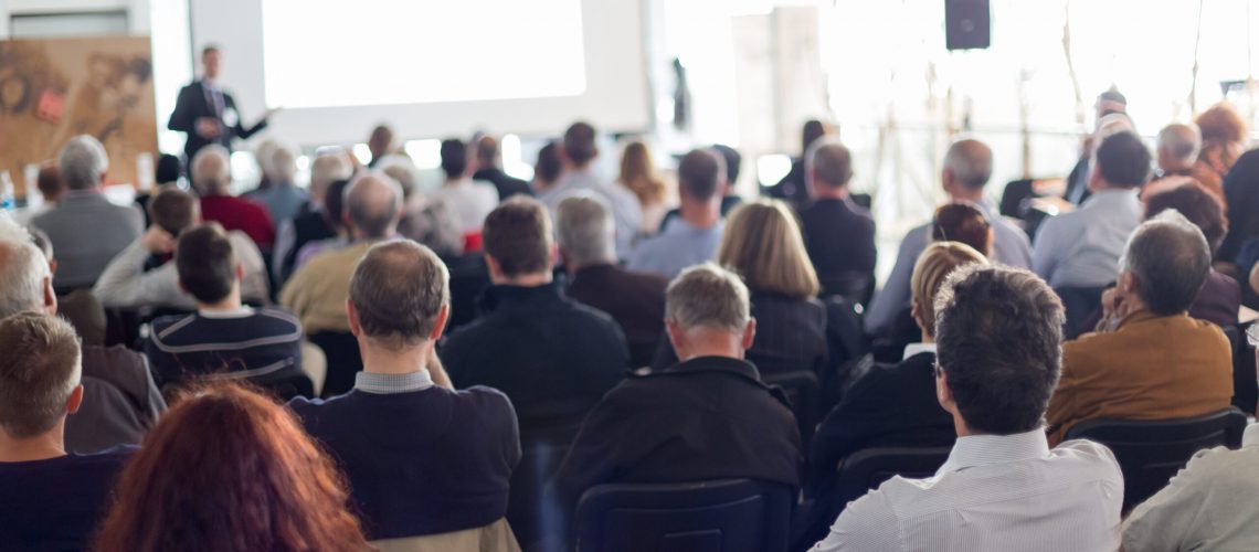 Speaker,Giving,A,Talk,In,Conference,Hall,At,Business,Event.